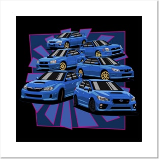 Impreza Generations Posters and Art